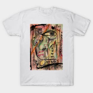 Abstract Coloured Determination T-Shirt